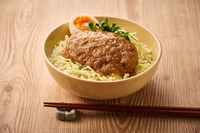 フィットディッシュの和風ハンバーグ丼